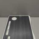 Laptop Bed Table, Laptop Desk for Bed, Foldable Laptop Bed Desk with USB Charge Port, Handle, Desktop Card Slot, Cup Slot, Side Drawer, Portable Laptop Table for Bed Eating Reading Working (Black)