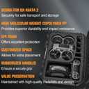 Case for DJI Avata 2 Drone Combo - Waterproof Hard Cases with Foam for Avatar 2 Fly More Combo/Goggles 3/RC Motion 3/FPV Remote Controller/Batteries, Fits for DJI Drone Accessories (Only Case)