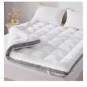 SAPHREAS 3 Inch Memory Foam Mattress Topper Twin Size, Extra Soft Pillow Top Mattress Pad with Breathable Air Mesh Sides, Fluffy Shredded Foam Filled, Back Pain Relief