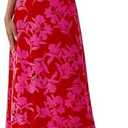 PRETTYGARDEN Spring Dresses for Women 2026 Summer Boho Floral Ruffle Short Sleeve Flowy Beach Wedding Guest Maxi Long Dress