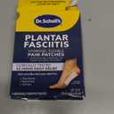 Dr. Scholl's Plantar Fasciitis Pain Patches with Hydrogel Flexible Technology, 8 Ct // Clinically Tested 12-Hour Daily Pain Relief - Contours to Your Foot - with Lidocaine & Menthol, 8 Treatments (White)