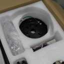 ZMISHIBO 42 Inch Ceiling Fan with Light, App&Remote Control, Flush Mount Low Profile, Dimmable 20W LED Light, Quiet Reversible Motor for Bedroom, Living Room, Apartment, Black