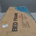 VECELO Twin Size Bed Frame with Headboard/Footboard, Mattress Foundation with Steel Slat Support, Under Bed Storage, No Box Spring Needed, Easy Assembly, Black