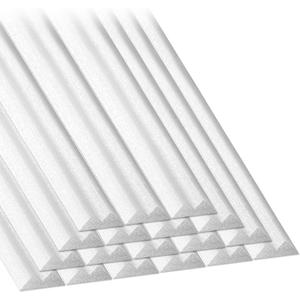 46.5" 18PCS Peel and Stick Pool Cove for 21' Round Above Ground Pool, Closed Cell Foam Peel and Stick Above Ground Pool Cove with Adhesive Backing, Protect Pool Liner, Prevents Excess Wear