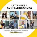 CAMBIVO 2 Pack Knee Braces for Knee Pain, Knee Compression Sleeve for Men and Women, Knee Support for Meniscus Tear, Running, Weightlifting, Workout, ACL, Arthritis, Joint Pain Relief (Black,Medium)