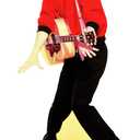 SC577 Famous 1950's Rock and Roll Singer Red Jacket and Guitar