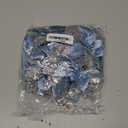 12 Pieces 5.7 Inch Christmas Poinsettia Flower Christmas Glitter Artificial Flower with Clips Xmas Tree Ornament for Wreath Garland Party Decor (Sky Blue)