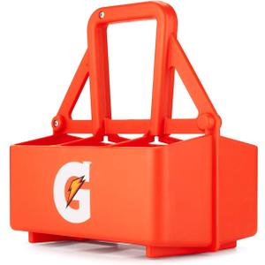 Gatorade 6-Pack Squeeze Bottle Carrier, Team Equipment, Orange