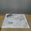 Modern Pendant Light Fixtures with 12" White Linen Fabric Shade, Adjustable Hanging Light Fixture,Drum Black Vintage Chandelier for Kitchen Island Bedroom Dining Room Foyer Entryway