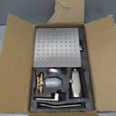 Brushed Nickel Tub Shower Faucet Set Complete with 8-Inch Rainfall Shower Head and Tub Spout Included Shower Valve Tub Shower Trim Kit Brushed Nickel