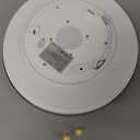 HOREVO 24W LED Ceiling Lamp Black Flush Mount Ceiling Light Fixture with Bluetooth Speaker with Remote Control,RGB Color Changing Light for Bedroom,Living Room,Bathroom,Kitchen.(Need Wired)