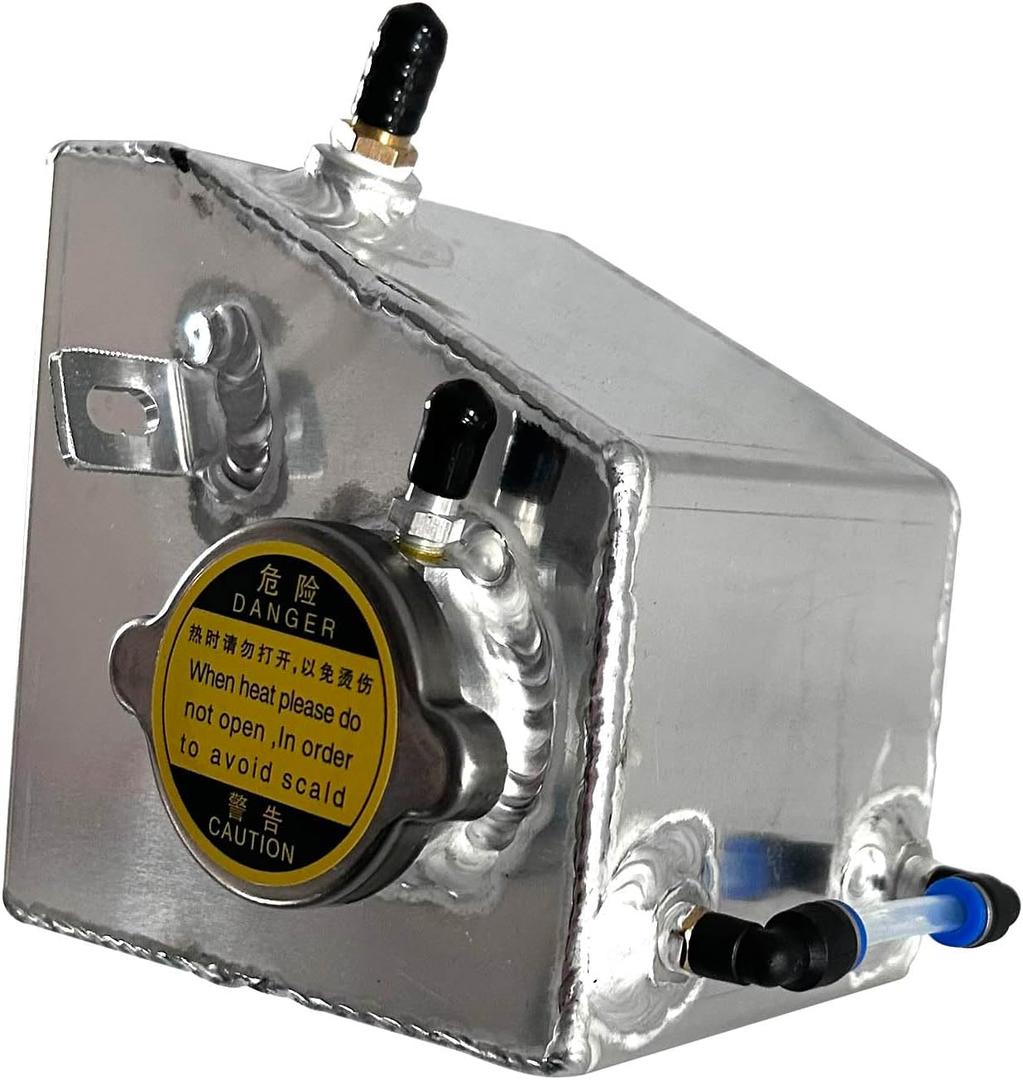 Aluminum Coolant Expansion Overflow Tank Compatible with 2002-2006 Cooper S R53&2002-2007 Mini Cooper S (excluding R56) &2002-2008 Mini Cooper R52 R53&2005-2008 cooper S Convertible.