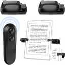 First No Text Blocking Remote Control Page Turner for Kindle Paperwhite, Clicker Page Turner with Flip Forward and Backward,Kindle Accessories for iPad/Tablets(Just Reading), Camera & Selfie Shutter (Black)