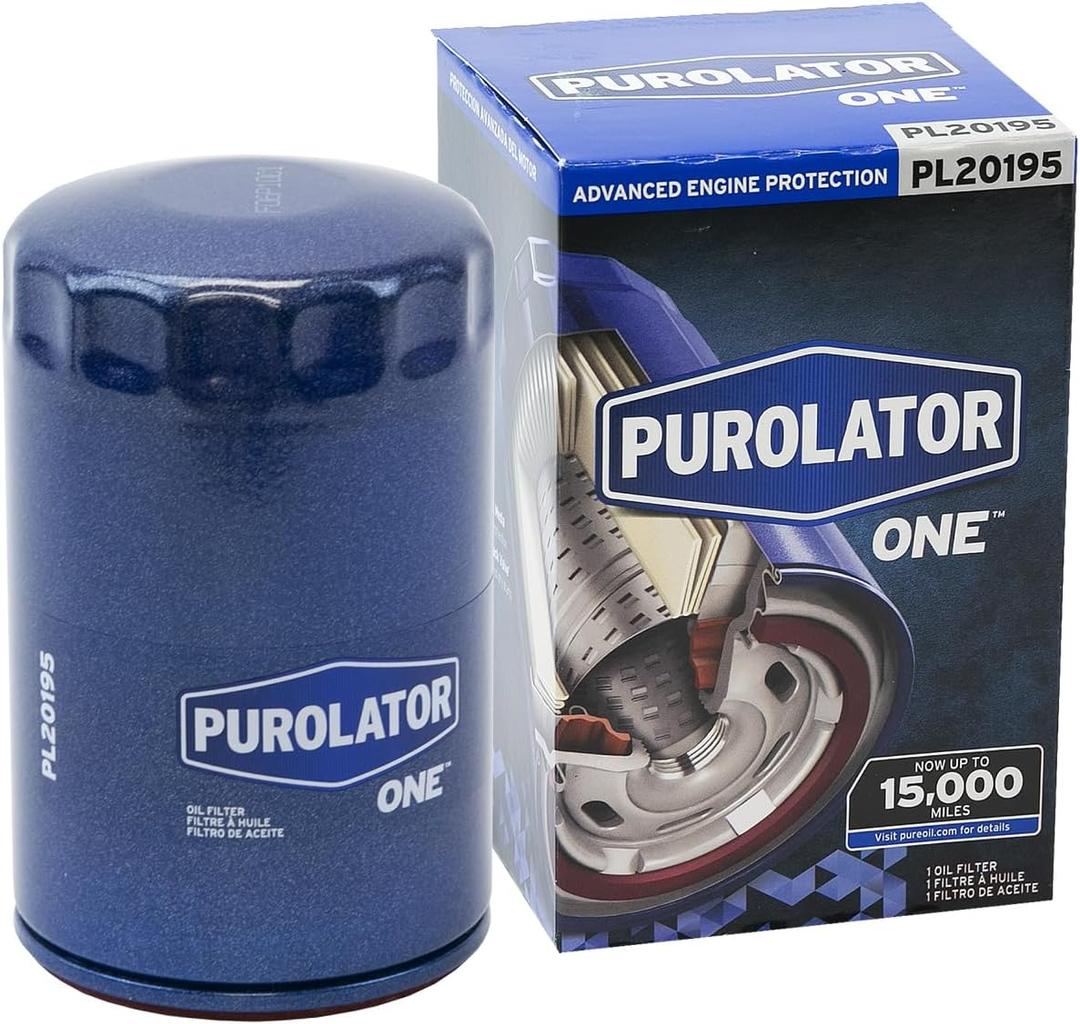 Purolator PL20195 PurolatorONE Advanced Engine Protection Spin On Oil Filter Compatible With Ford F-150, Ranger, Taurus, Mustang, Jeep Liberty, Grand Charokee, Chrysler PT Cruiser and Mazda CX-9