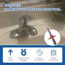 Seat and Spring Removal & Installation Tool Compatible with Delta Faucet (Tool for Easy Disassembly and Installation of Delta Single Handle Faucet Valve Seat and Spring)