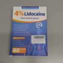 4% Lidocaine Pain Relief Patches – Fast-Acting, 12-Hour Long Lasting Relief for Back, Neck, Shoulder & Joint Pain，Easy to Apply – 40 Count, 5.5” x 3.94”-66