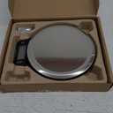 Amazon Basics Digital Kitchen Scale with LCD Display, Batteries Included, Weighs up to 11 pounds, Black and Stainless Steel