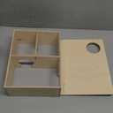 Niteangel Birch Chamber-Maze Hamster Hideout - Small Pets Woodland House Habitats Decor for Hamster Mice Gerbils Mouse