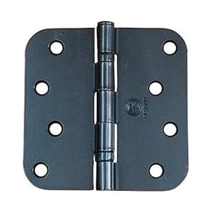 Penrod Door Hinges Ball Bearing 4 Inch with 5/ 8 Inch Radius - Hardware Included (Oil Rubbed Bronze, 3 Pack)