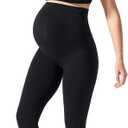 BLANQI Maternity Leggings, Over The Belly Pregnancy Tights, Moderate Support