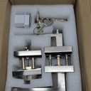 Exterior Door Lock Set with Deadbolt, Door Locks for Front Door with Single Cylinder Deadbolt Lock, Brushed Nickel Door Handle with Key for Front Door, 3 Pack (All Same Keyed Alike)