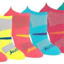 Saucony Women's RunDry Performance Super Lite No-Show Athletic Socks, Light Assorted (8 Pairs), Medium