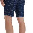 M MAELREG Golf Shorts Men Print Quick Dry 9" Stretch Lightweight Water-Resistant Flex Flat Front Fashion Mens Shorts Casual (Dark Navy Hawaii Club)