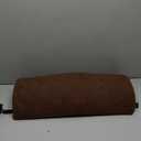 Queekay Recliner Leg Rest Cushion Large Half Moon Bolster Pillow 22.8 x 9.84 x 4 Inch Lumbar Support Pillow Bed Sleeping Semi Roll for Legs, Knees, Lower Back, Ankle and Foot Washable Cover(Brown)