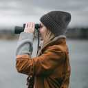 MIG4U Beanie Hat Wool Knitted Fleece Lined, Warm Soft Coral Thick Cuffed Beanie Cap, Classic Double-Layers Winter Hat (Gray)