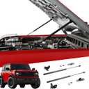 Mabett Front Bonnet Hood Lift Supports Upgraded Version for Ford Bronco Accessories 2021 2022 2023 2024 2025 2/4-Door Shock Struts Gas Springs Shocks (Carbon Steel Black)