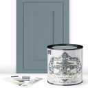 ALL-IN-ONE Paint by Heirloom Traditions, Irish Garden (Blue Green), Quart - Durable cabinet and furniture paint. Built in primer and top coat, no sanding needed. Includes our 30 featured color card. (32 Fl Oz (Pack of 1))