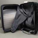 SwissGear 7366 Hardside Expandable Luggage with Spinner Wheels, Black, Checked-Large 27-Inch