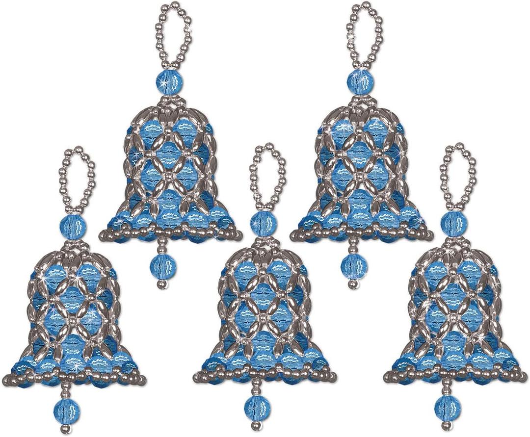 Design Works Crafts Blue Bells Ornaments Christmas Beading Craft Kit