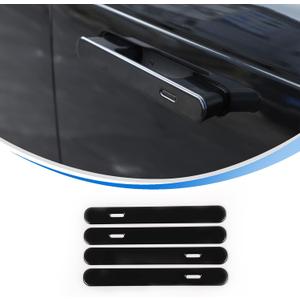 Exterior Door Handle Cover Trim Compatible with Land Rover Range Rover Sport/Vogue 2023 2024 Accessories, ABS Car Outside Door Handle Protective Cover 4Pcs (Glossy Black)