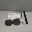 RRM Toilet Paper Holder Stand, Bathroom Free Standing Toilet Paper Holder with Reserve Storage 3-4 Toilet Paper Rolls, Double Rod 26.4-inch Stainless Steel Toilet Paper Storage (Golden)