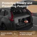 Retractable Cargo Cover for Honda CRV 2023-2025 2026 - Canvas Trunk Cover, Car Accessories, Anti-Peeping Luggage Privacy Shield for CR-V 2023 2024 2025 2026 Cargo Cover