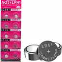 10PCS AG3 Coin Battery LR41 392 192 Button Cell Coin Alkaline Battery 1.55V SR41SW L736 CX41 for Watch No Mercury