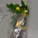 Artificial Lemons Branches Decor,8 Head Faux Lemons Fruit with Green Leaf and Branch,Realistic Fake Lemon Decoration for Kitchen,Party,Farmhouse,Table Centerpiece,Home Decoration