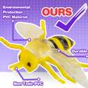 60 Piece Mini Insect Toys with Gift Box, Plastic Bug Figure for Kids, Fake Bug Theme Party Decoration, School Project Sensory Bins, Classroom Reward, Halloween Goody Bag Filler Gift, Cupcake Topper