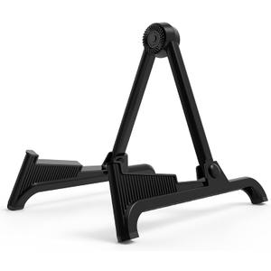 Guitar Stand, Universal Instrument Holder for Acoustic and Electric Guitars (Black)