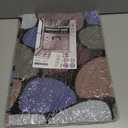 Shower Mat Non Slip, 15.736 Inch, Shower Mats for Showers Anti Slip, Non Slip Bath Mat for Shower and Bathroom, Wet Area, Quick Drying, No Suction Cups, Colored Pebbles