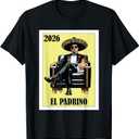 Funny Mexican Baptism Padrino Proposal 2026 - El Padrino T-Shirt, Black, L