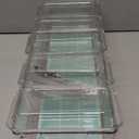 Ice Chilled Condiment 15.3 Containers 5X 20oz(2.5 Cup) Server with Separate Lids, Taco Bar Serving Set Tray Platter with Removable Dishes for Fruit, Salad, Party Garnish