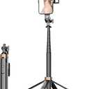 XINBAOHONG Selfie Stick, Extendable Tripod Stand with Bluetooth Remote for iPhone Android Phone, Compact Size & Lightweight