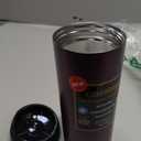 Travel Coffee Mug - 16 Oz. Stainless Steel Insulated Coffee Mug, Leak Proof Tumbler w/Dishwasher Safe Lid, Double Wall Travel Cup, Reusable Insulated Tumbler for Hot & Cold Beverages (Dark Purple)