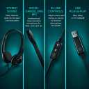 Sennheiser PC 8 USB - Stereo USB Headset for PC and MAC with In-line Volume and Mute Control - Black