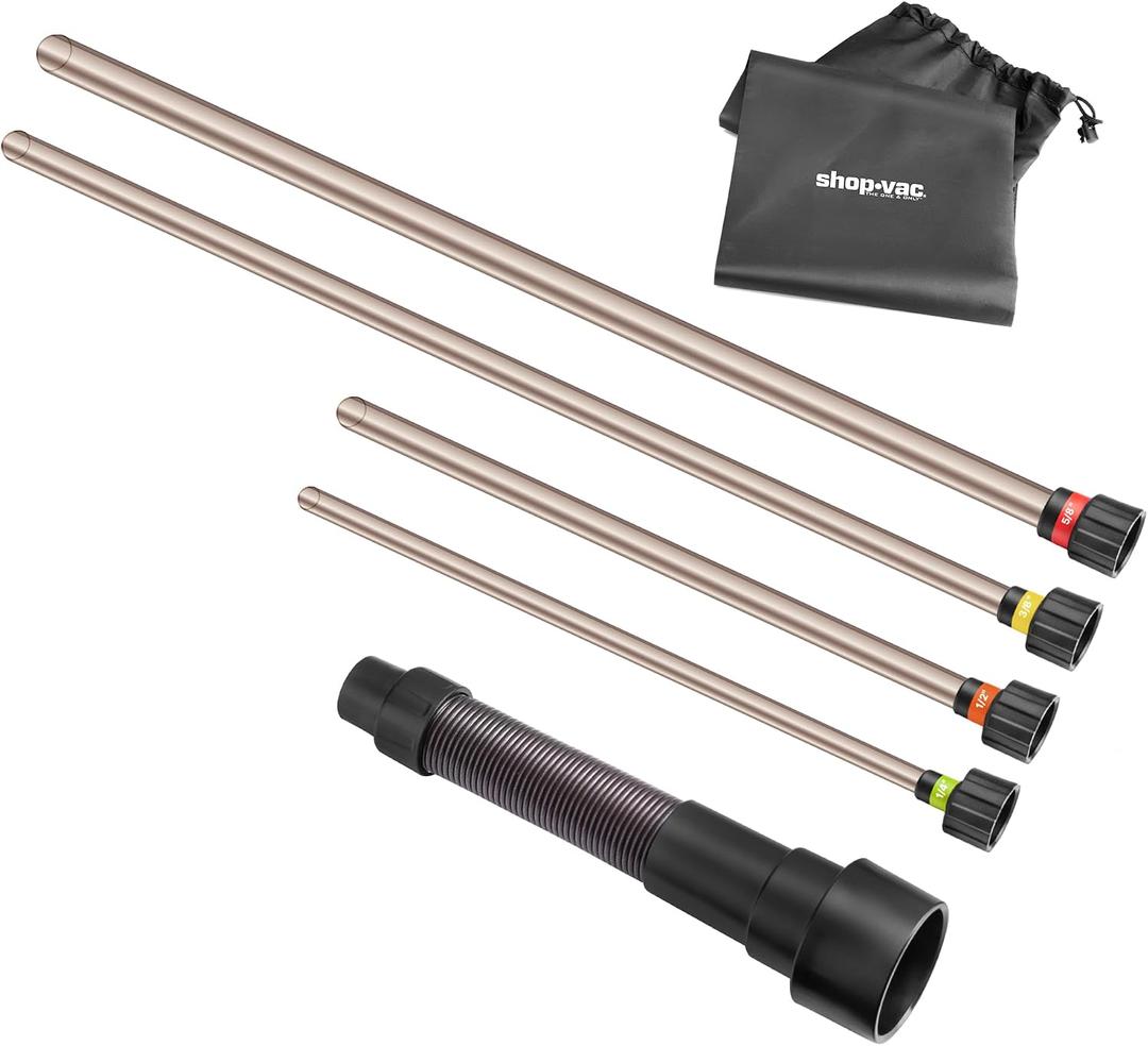 Shop-Vac Long Reach Flexible Micro Hose Set, with Universal Fit Adapter