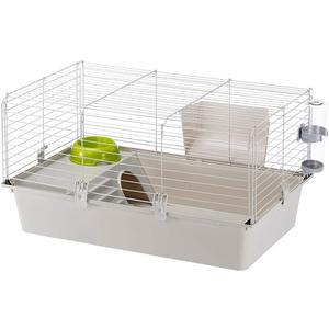 Ferplast Cavie Guinea Pig Cage & Rabbit Cage | Pet Cage Includes All Accessories to Get You Started 