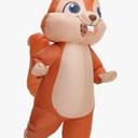 Spinosaurus Inflatable Squirrel Costume for Adult Christmas and Thanksgiving - Funny Blow Up Animal Suit for Halloween - Men and Women