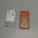 TORRAS Stronger Magnetic & Shockproof for iPhone 17 Pro Max Case, Fit for MagSafe, Military Grade Drop Protection, Camera Control, DIY Button, Slim for iPhone 17 Pro Max Case Translucent Orange